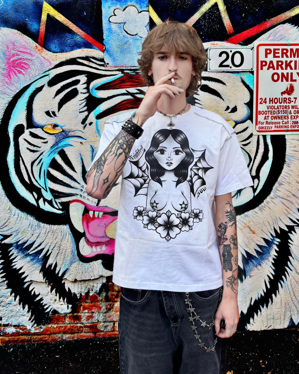 Pinup Oversized Stitched Tee