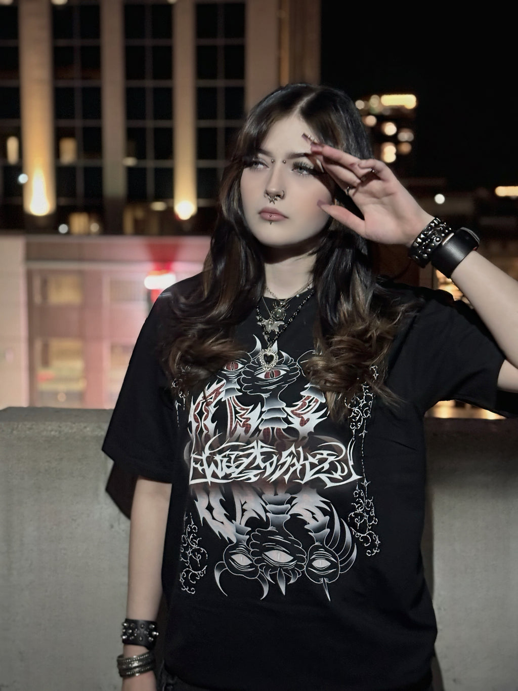 Selfinducedpsychosis Illustrated T-Shirt
