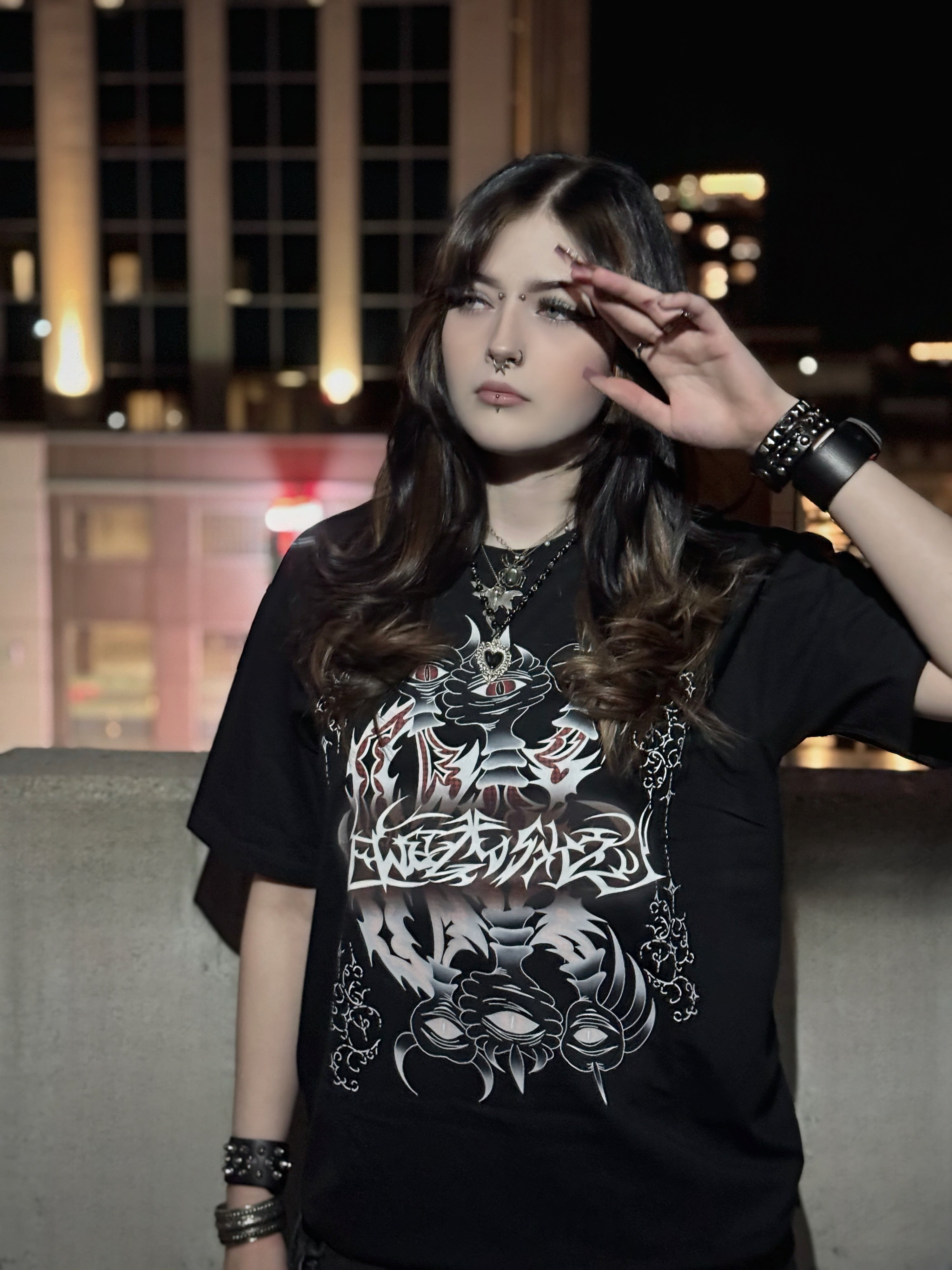 Selfinducedpsychosis Illustrated T-Shirt
